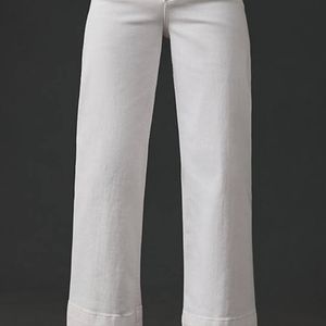 ANTROPOLOGIE Cropped wide leg jeans